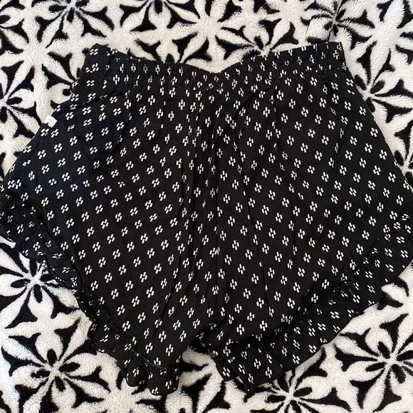 New Anthropologie beach gold safari high rise printed shorts size XS/S - Picture 9 of 10